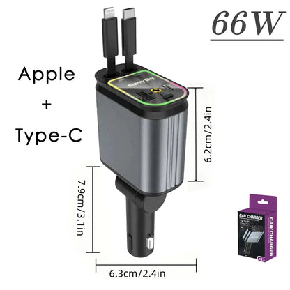 Dabfavshop Best Retractable Charger for Cars