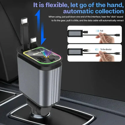 Dabfavshop Best Retractable Charger for Cars